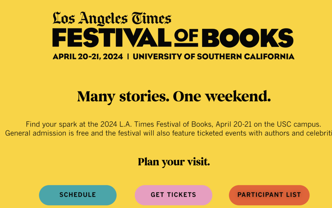 Los Angeles Times Festival of Books!